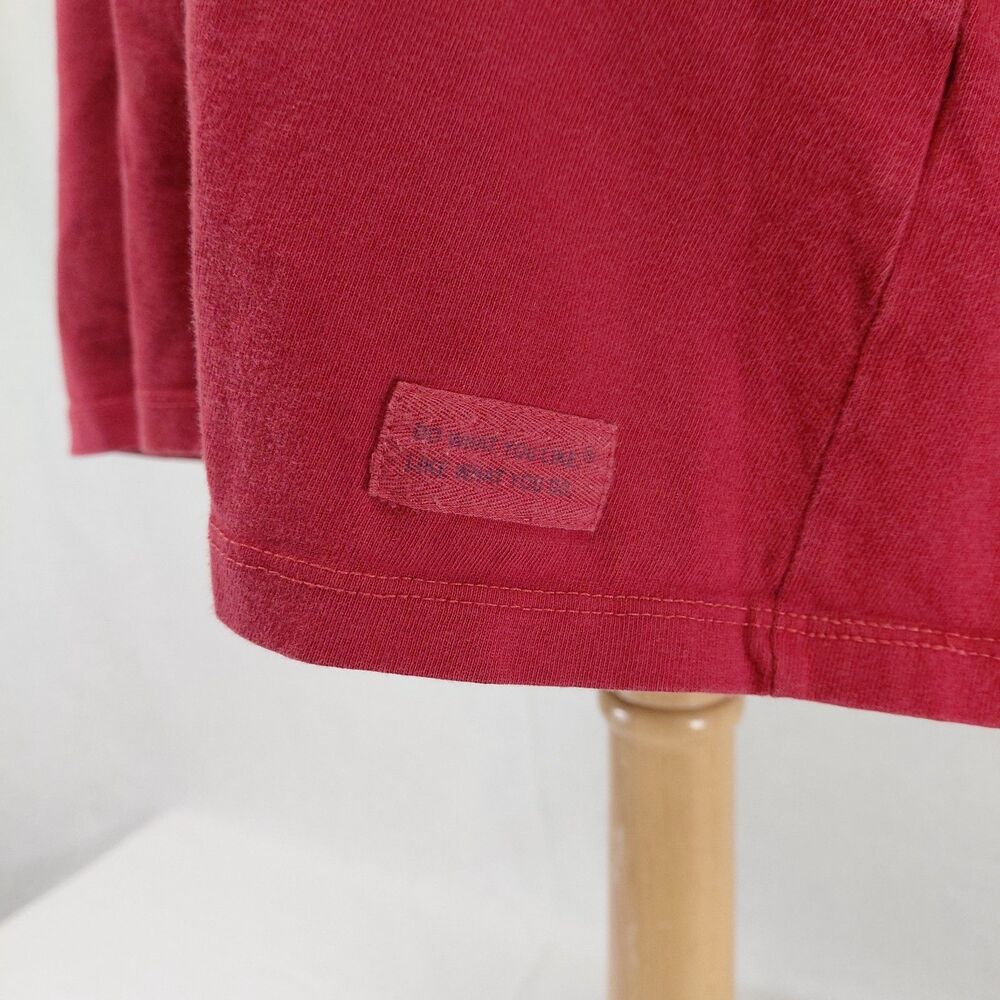 Life Is Good Snowman w/ Skis Red LS T-Shirt Sz XL - Picture 4 of 7